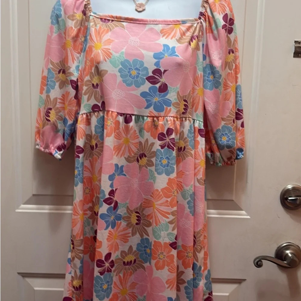 Floral Multicolor Dress - Picture 1 of 4